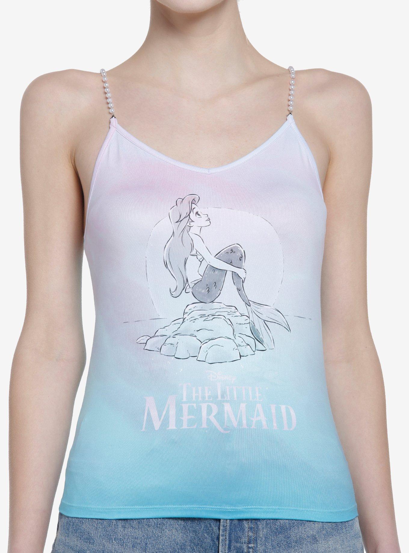 Her Universe Disney The Little Mermaid Ombre Pearl Strap Cami, MULTI, hi-res