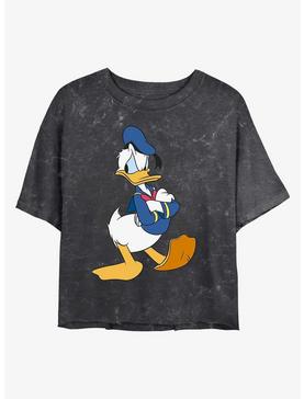 Disney Donald Duck Traditional Donald Mineral Wash Crop Womens T-Shirt, , hi-res