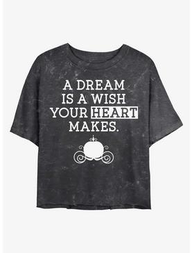 Disney Princesses Dream Wish Mineral Wash Crop Womens T-Shirt, , hi-res