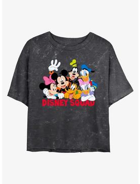 Disney Mickey Mouse Disney Squad Mineral Wash Crop Womens T-Shirt, , hi-res