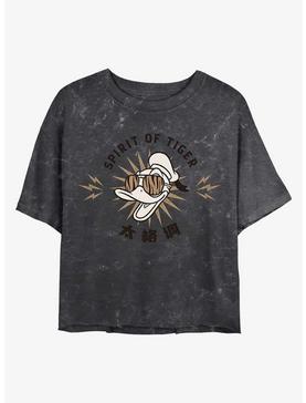 Disney Mickey Mouse Tiger Shades Mineral Wash Crop Womens T-Shirt, , hi-res