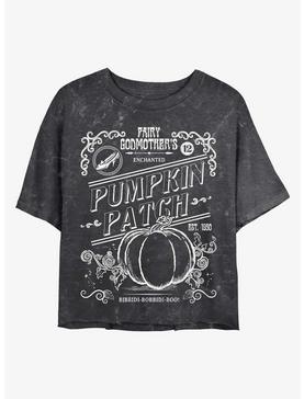 Disney Cinderella Fairy Godmother's Pumpkin Patch Mineral Wash Crop Womens T-Shirt, , hi-res