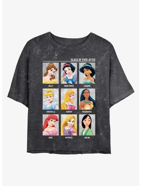 Disney Princesses Class of Ever After Mineral Wash Crop Womens T-Shirt, , hi-res