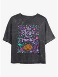 Disney Encanto Magic Mineral Wash Womens Crop T-Shirt, BLKCHAR, hi-res