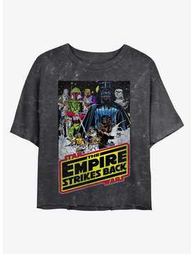 Star Wars The Empire Strikes Back Mineral Wash Crop Womens T-Shirt, , hi-res