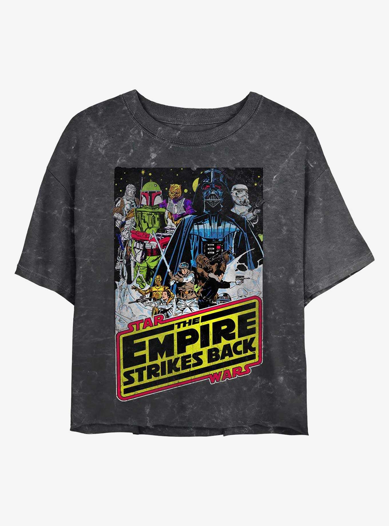 Star Wars The Empire Strikes Back Mineral Wash Crop Womens T-Shirt, , hi-res