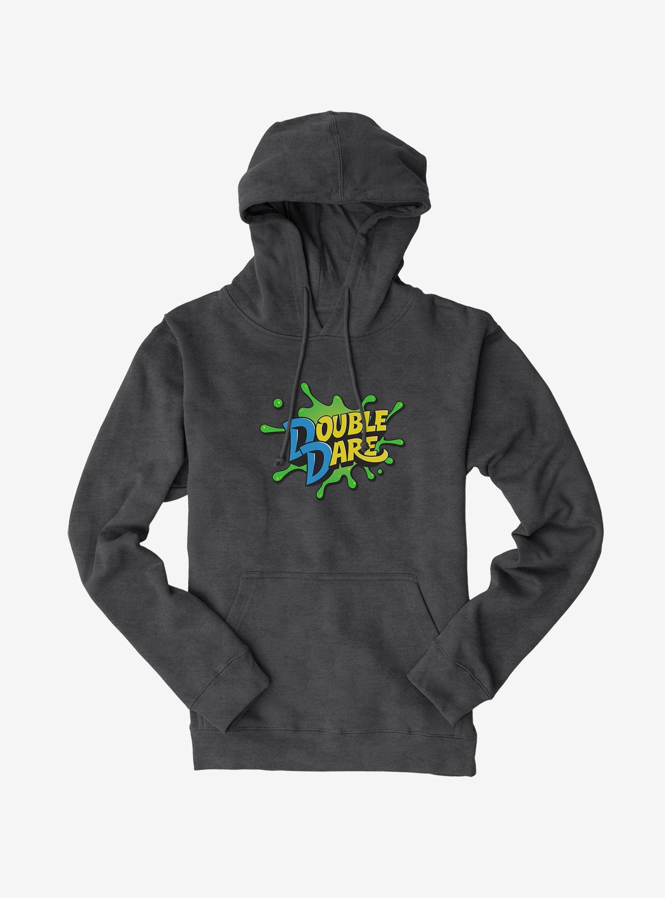 Double Dare Logo Hoodie, CHARCOAL HEATHER, hi-res