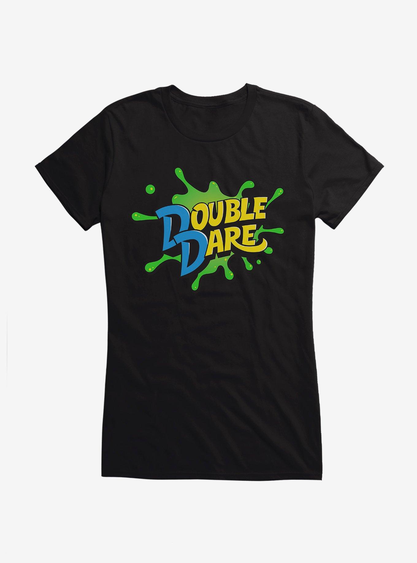 Double Dare Logo Girls T-Shirt, BLACK, hi-res