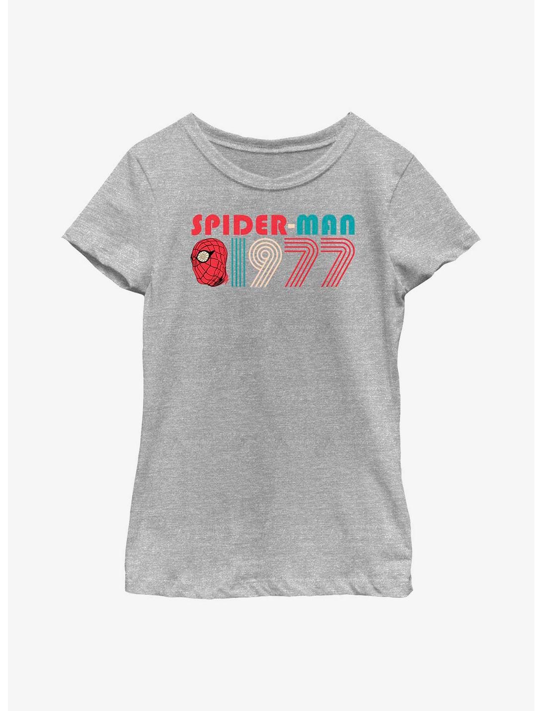 Marvel Spider-Man 1977 Retro Youth Girls T-Shirt, ATH HTR, hi-res