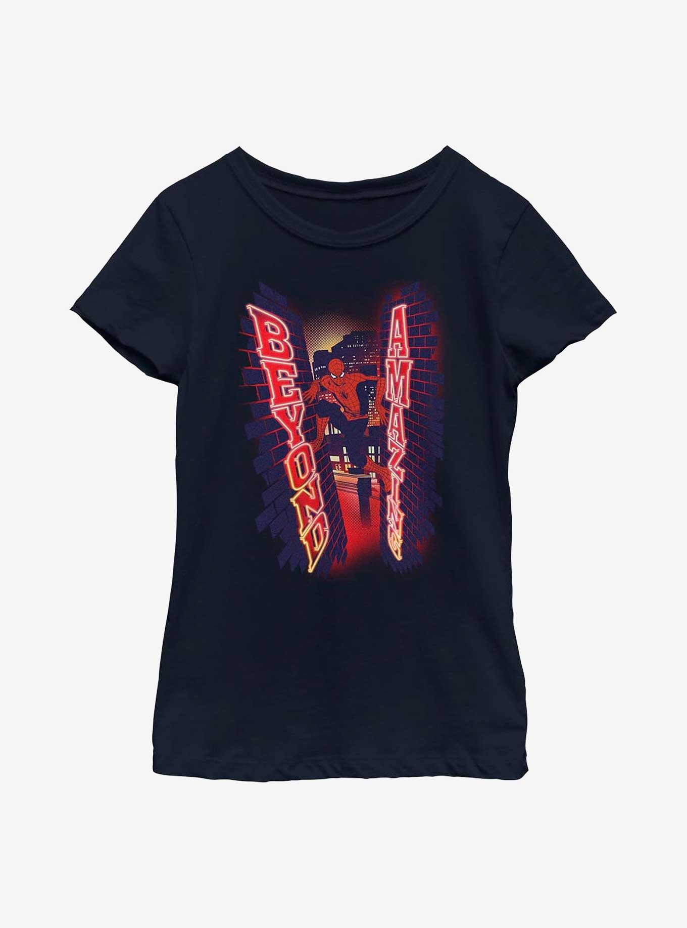 Marvel Spider-Man Beyond Amazing Wall Climb Youth Girls T-Shirt, , hi-res