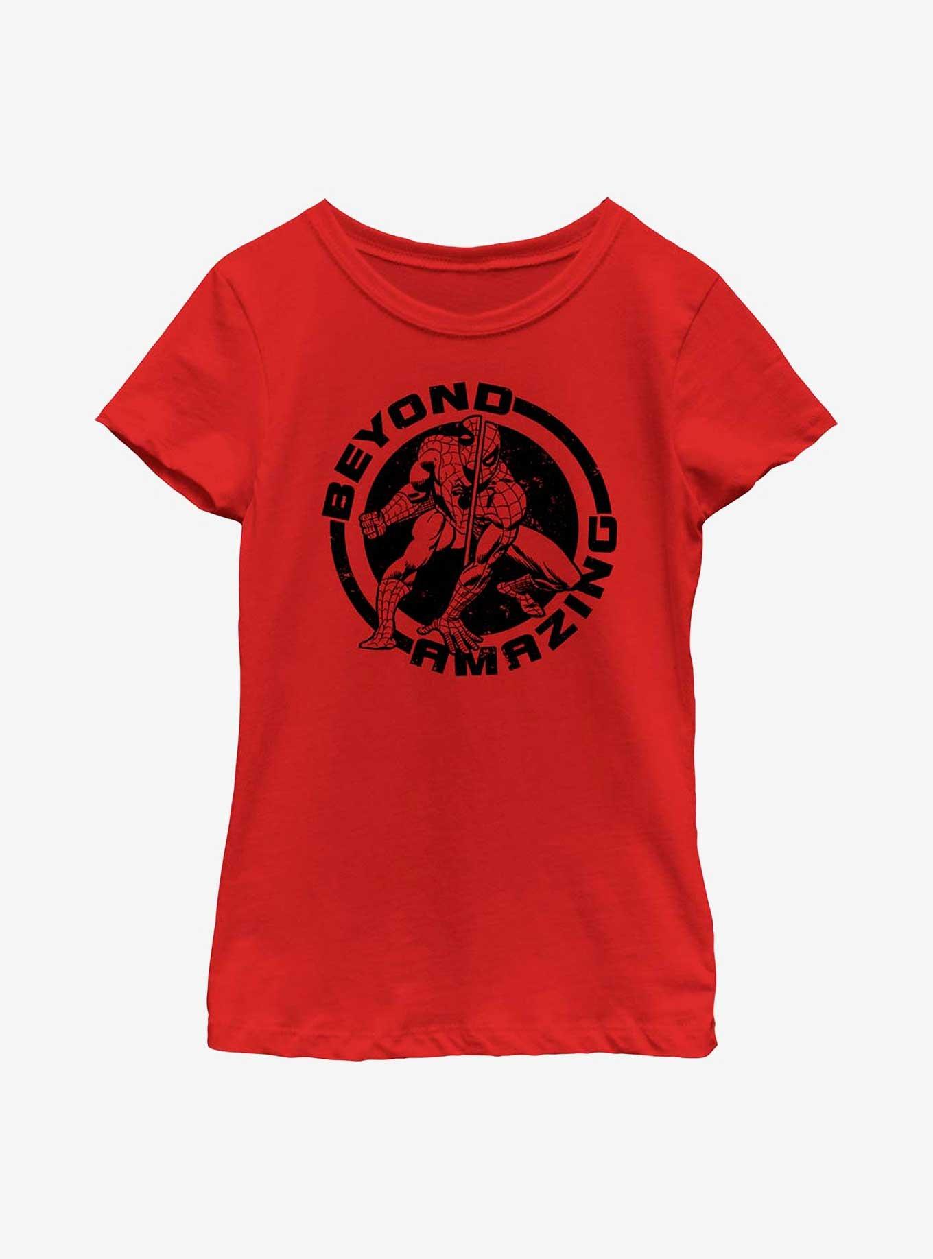 Marvel Spider-Man Beyond Amazing Circle Youth Girls T-Shirt, , hi-res