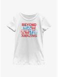 Marvel Spider-Man Beyond Amazing Faces Youth Girls T-Shirt, WHITE, hi-res