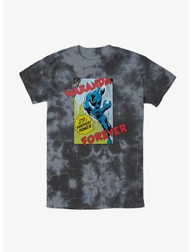 Marvel Black Panther Wakanda Forever Comic Tie-Dye T-Shirt, , hi-res