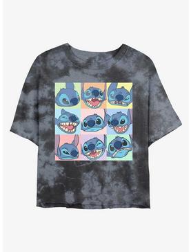 Disney Lilo & Stitch Expressions Tie-Dye Girls Crop T-Shirt, , hi-res