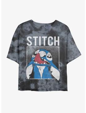 Disney Lilo & Stitch In My Head Tie-Dye Girls Crop T-Shirt, , hi-res
