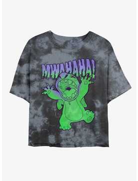 Disney Lilo & Stitch Mwahaha Tie-Dye Girls Crop T-Shirt, , hi-res