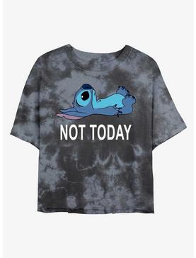 Disney Lilo & Stitch Not Today Tie-Dye Girls Crop T-Shirt, , hi-res
