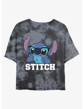 Disney Lilo & Stitch Smart Stitch Tie-Dye Girls Crop T-Shirt, , hi-res
