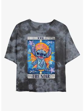 Disney Lilo & Stitch The Star Tarot Card Tie-Dye Girls Crop T-Shirt, , hi-res