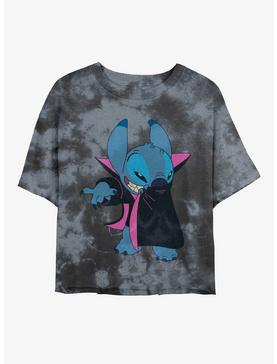 Disney Lilo & Stitch Vampire Stitch Tie-Dye Girls Crop T-Shirt, , hi-res