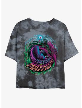 Disney Maleficent Mistress of Mayhem Tie-Dye Girls Crop T-Shirt, , hi-res