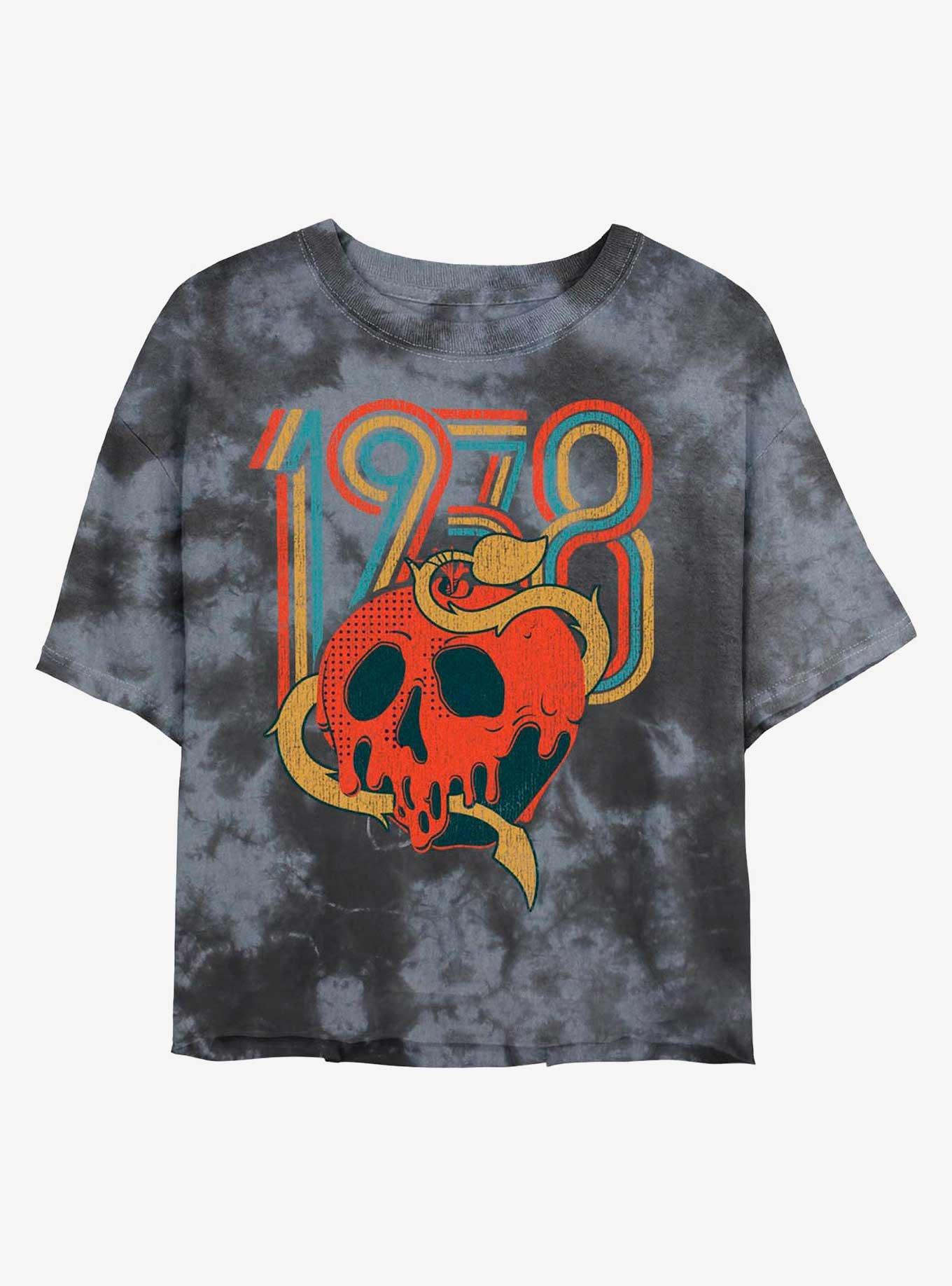 Disney Snow White & The Seven Dwarfs Poison Apple Tie-Dye Girls Crop T-Shirt, , hi-res