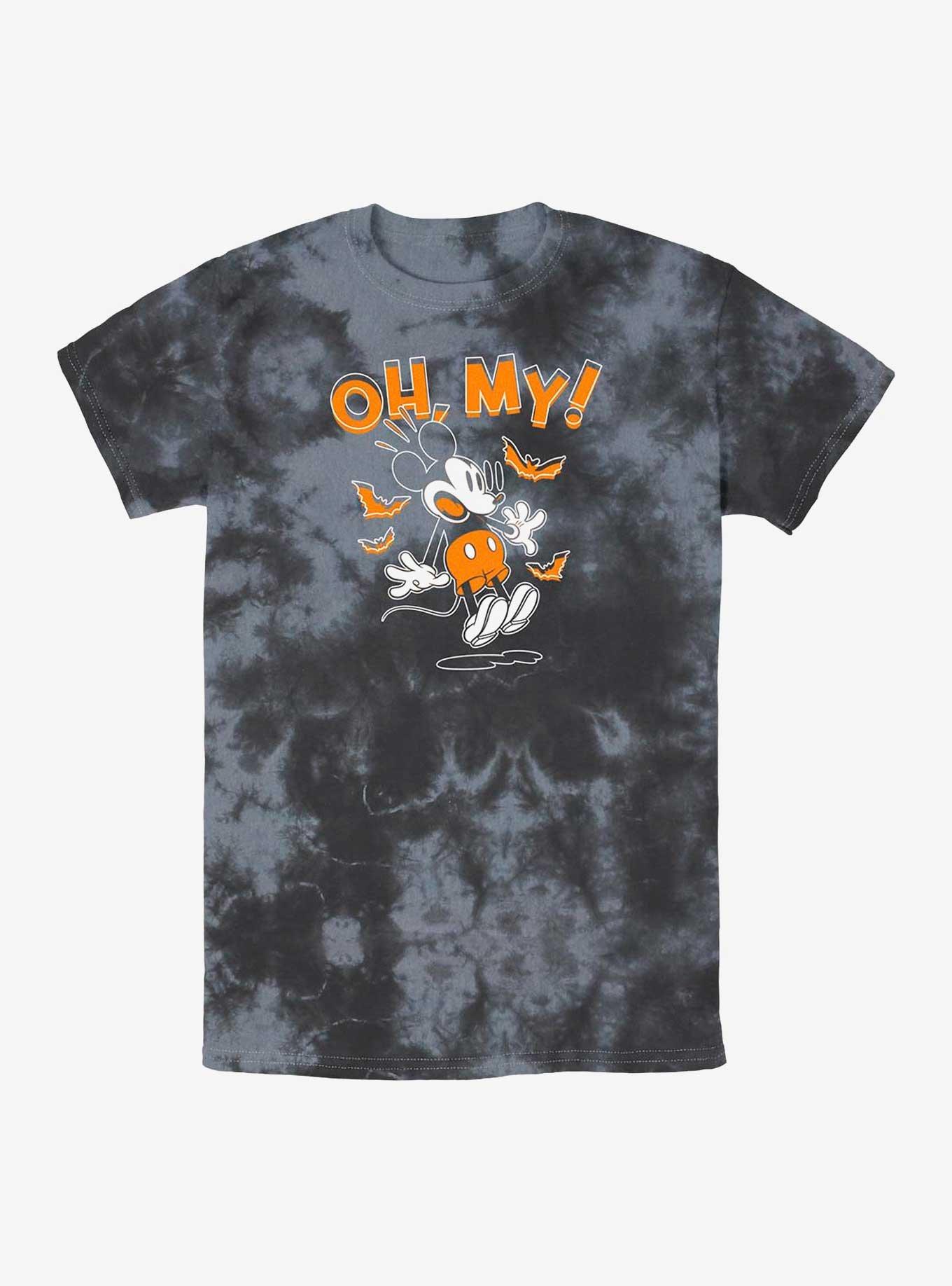 Disney Mickey Mouse Oh My Tie-Dye T-Shirt, BLKCHAR, hi-res