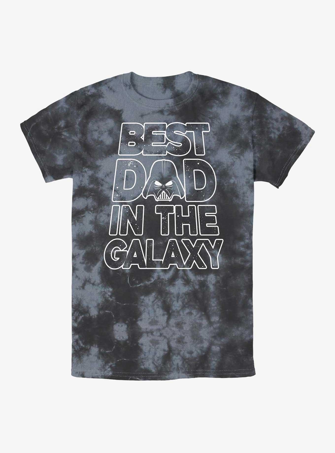 Star Wars Vader Galaxy Dad Tie-Dye T-Shirt, BLKCHAR, hi-res