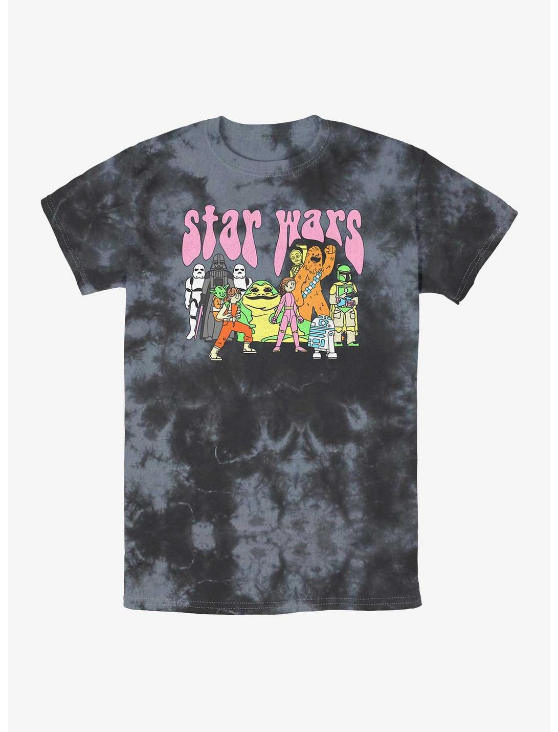 Star Wars Psychedelic Characters Tie-Dye T-Shirt, BLKCHAR, hi-res