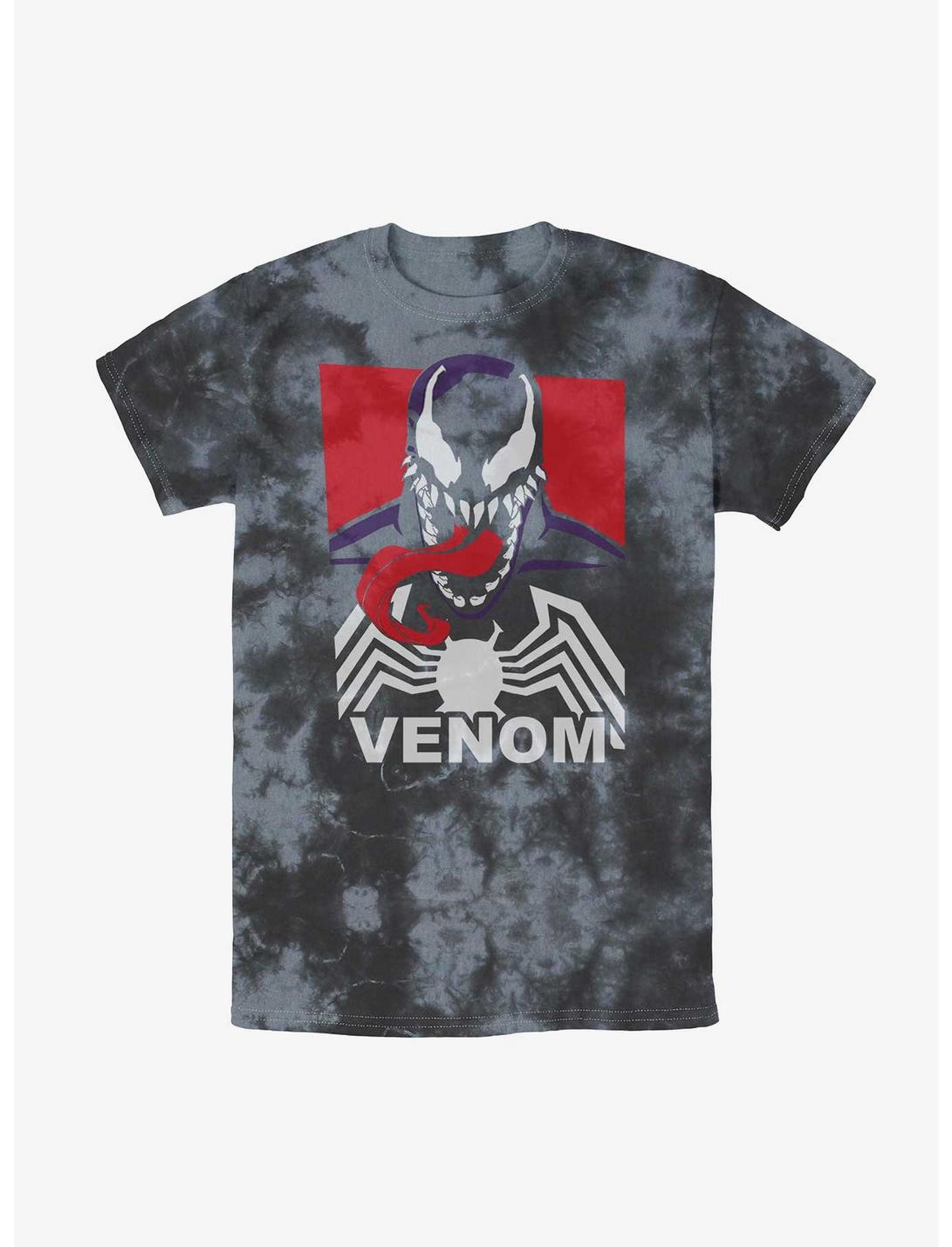 Marvel Venom Venomous Spider Tie-Dye T-Shirt, BLKCHAR, hi-res