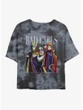 Disney Villains Bad Girls Tie-Dye Girls Crop T-Shirt, BLKCHAR, hi-res