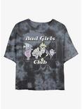Disney Villains Bad Girls Club Tie-Dye Girls Crop T-Shirt, BLKCHAR, hi-res