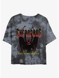 Disney Villains Chernabog Bald Mountain Tie-Dye Girls Crop T-Shirt, BLKCHAR, hi-res