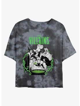 Disney Villains Evil Concoction Tie-Dye Girls Crop T-Shirt, , hi-res