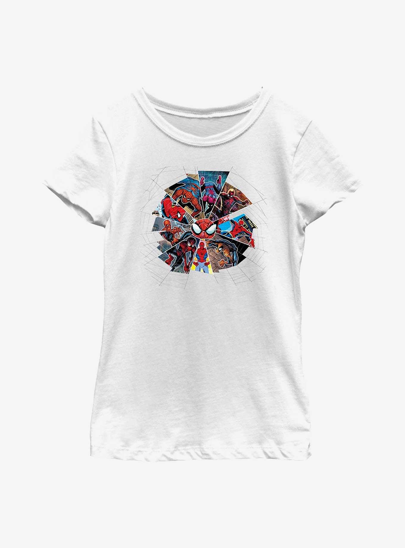 Marvel Spider-Man Web Of Stages Youth Girls T-Shirt, , hi-res