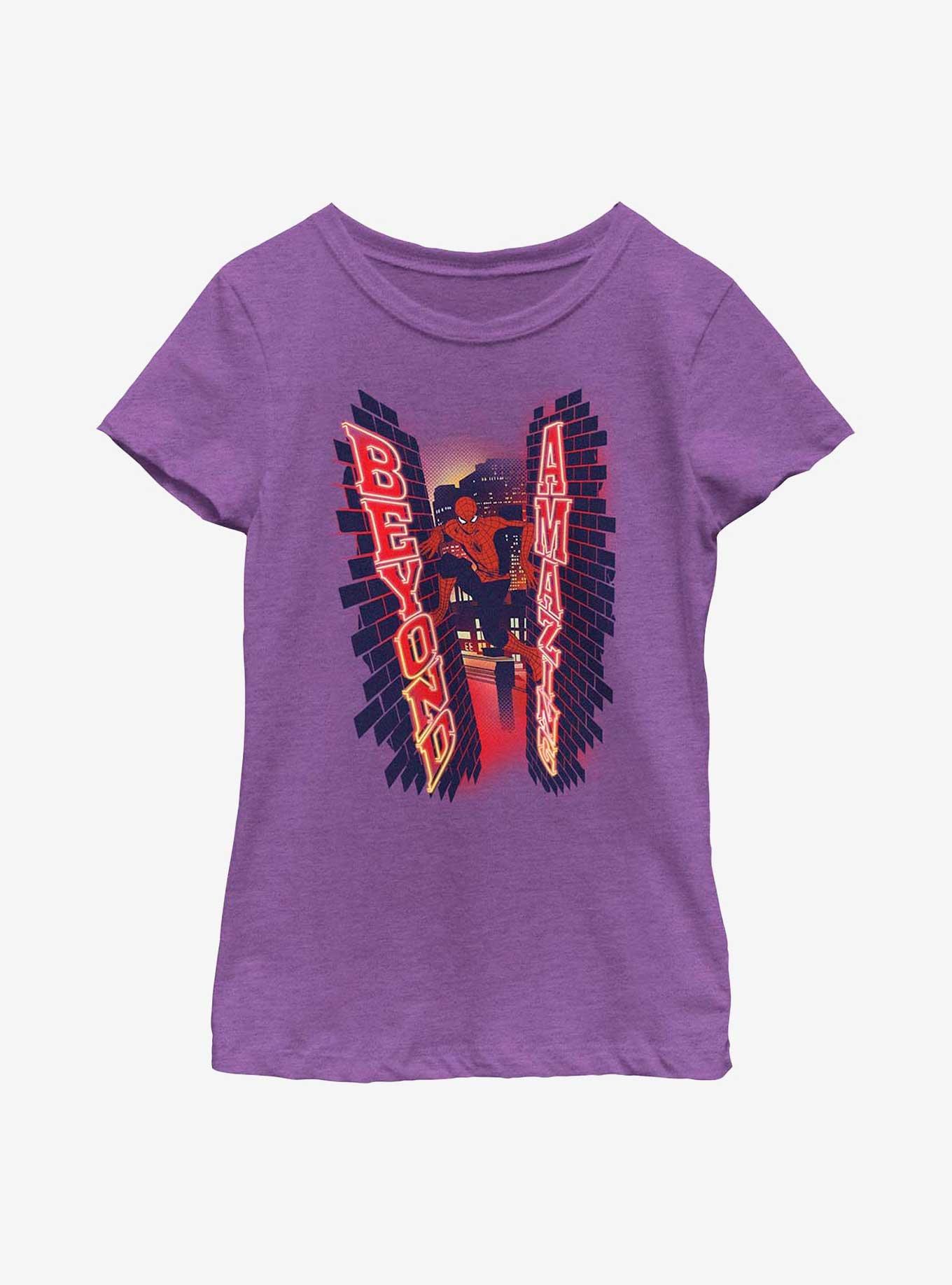 Marvel Spider-Man Beyond Amazing Wall Climb Youth Girls T-Shirt, , hi-res