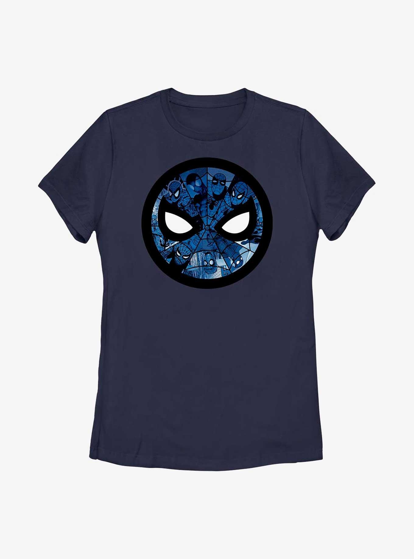 Marvel Spider-Man Mask Of Faces Womens T-Shirt, , hi-res