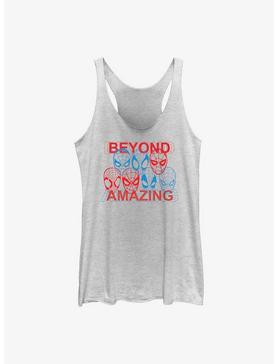 Marvel Spider-Man Beyond Amazing Faces Womens Tank Top, , hi-res