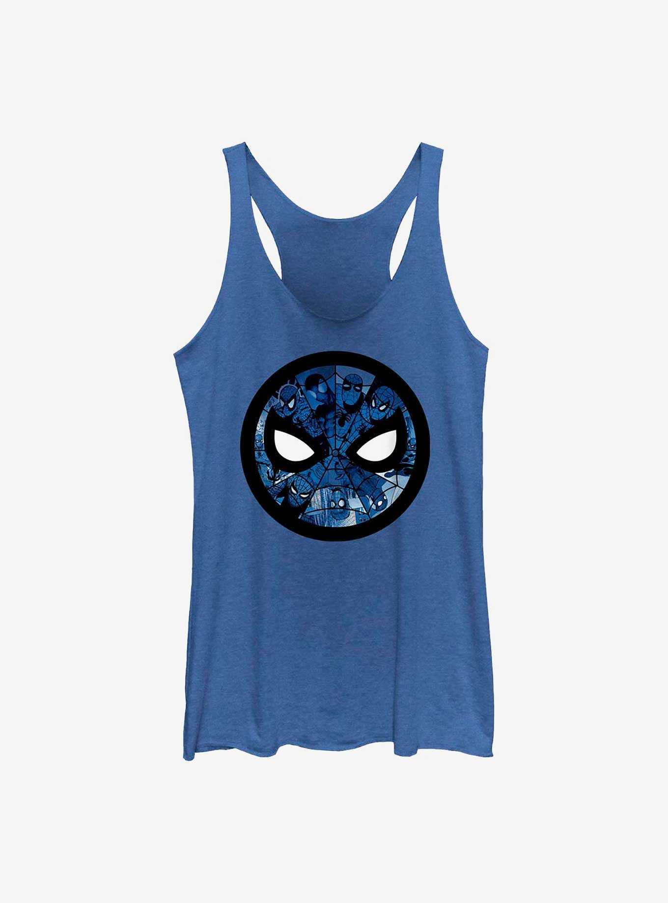 Marvel Spider-Man Mask Of Faces Womens Tank Top, , hi-res