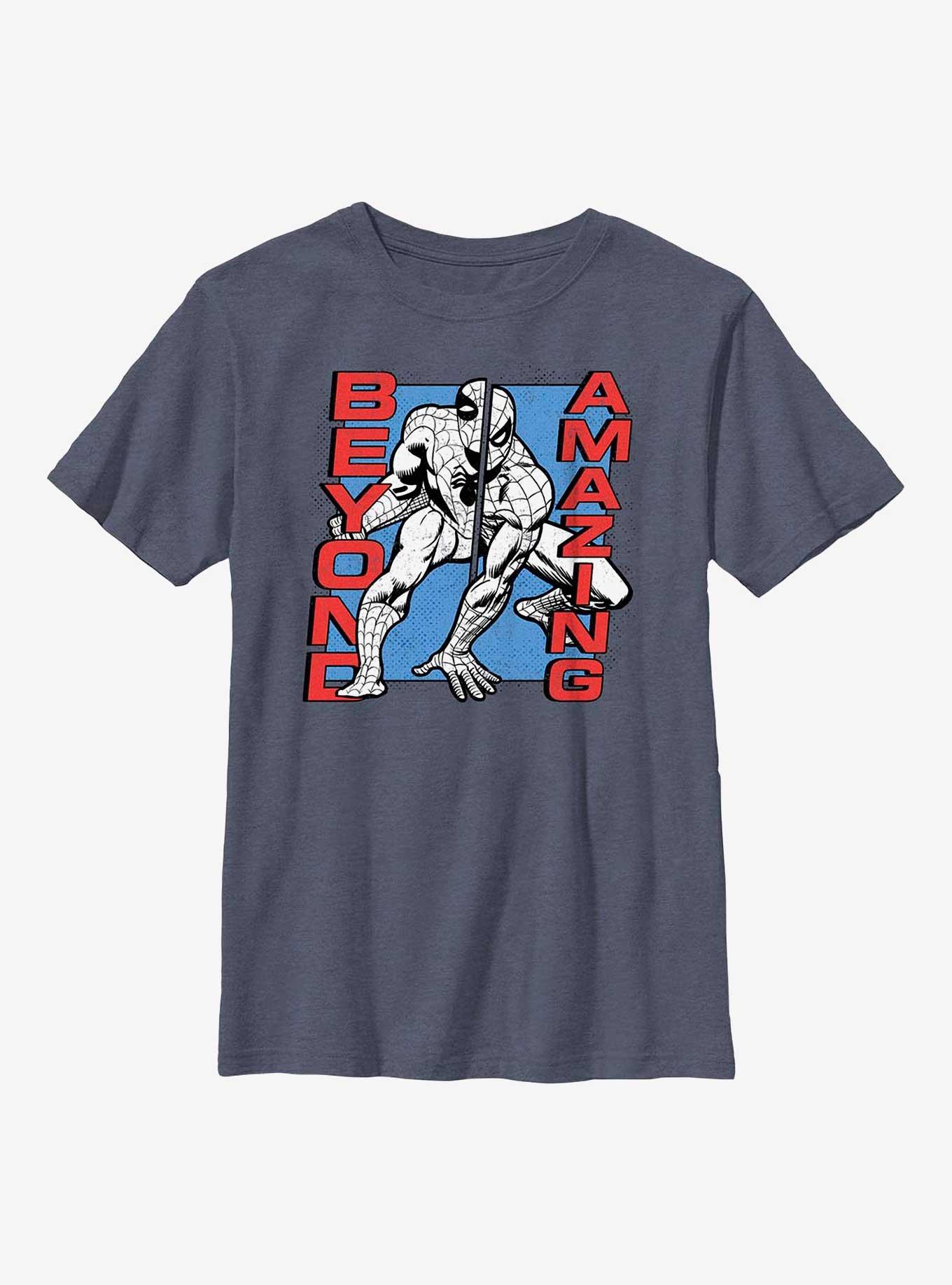 Marvel Spider-Man Beyond Amazing Youth T-Shirt, NAVY HTR, hi-res