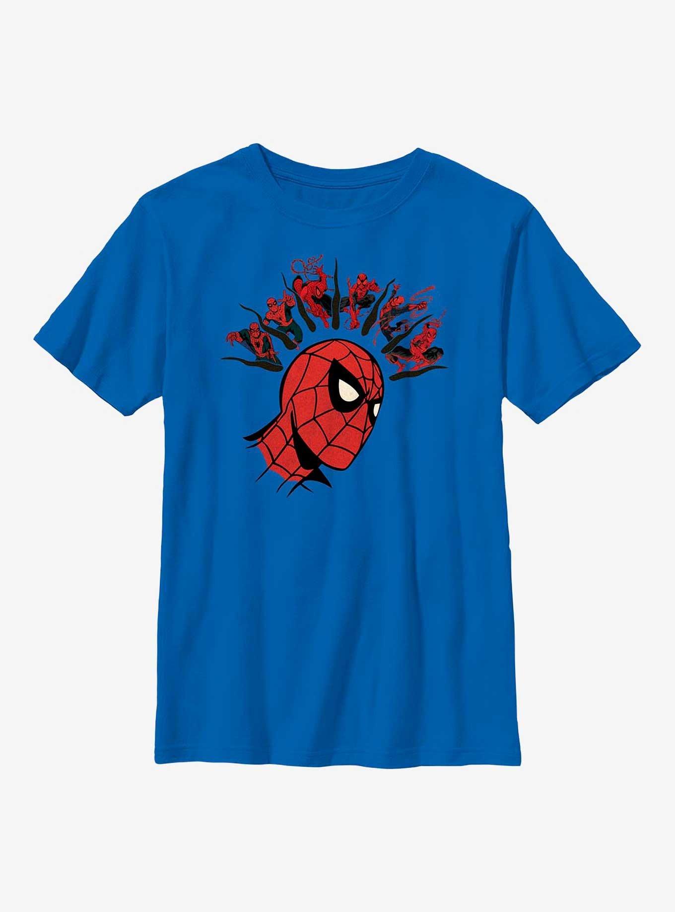 Marvel Spider-Man Multiple Senses Youth T-Shirt, ROYAL, hi-res