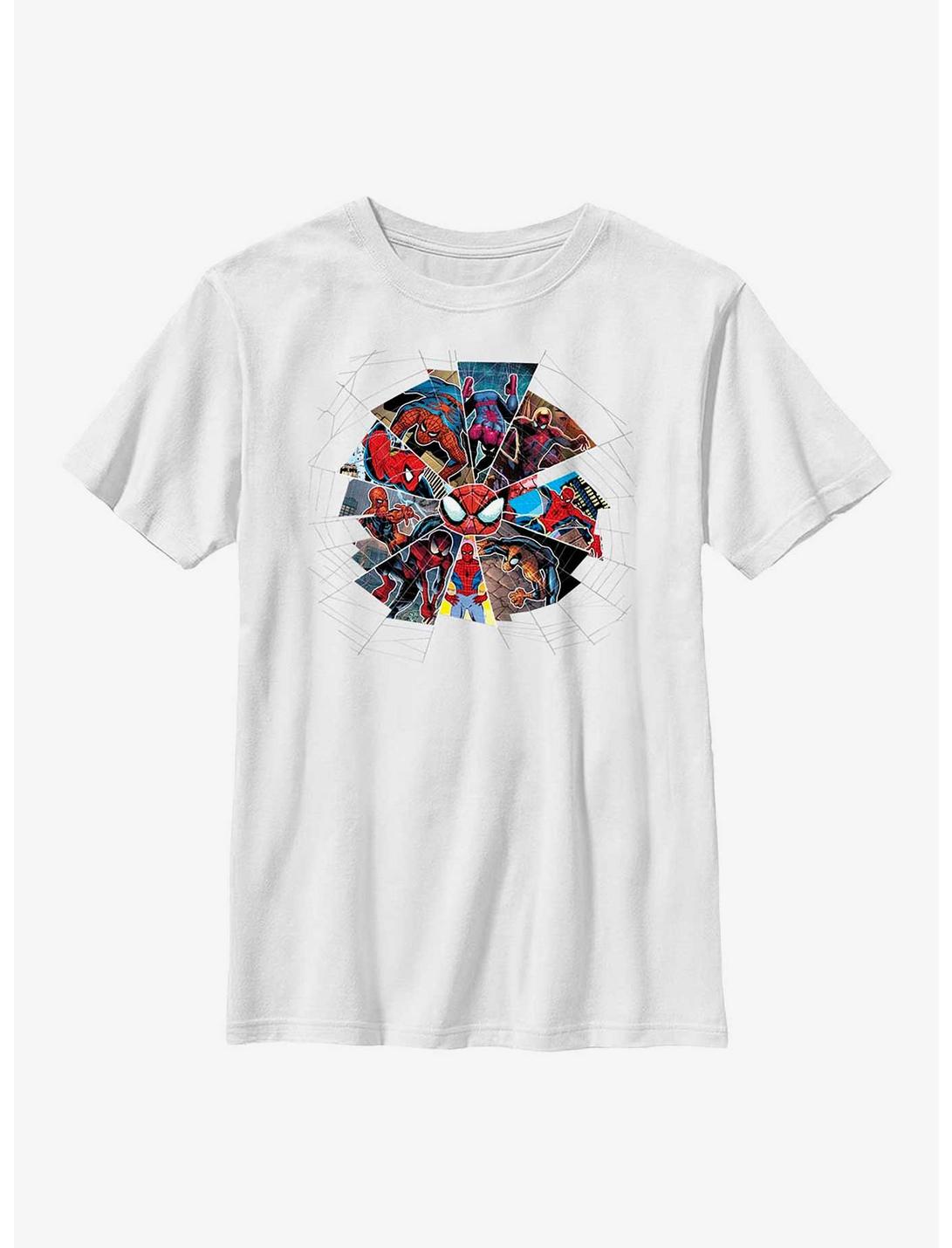 Marvel Spider-Man Web Of Stages Youth T-Shirt, WHITE, hi-res