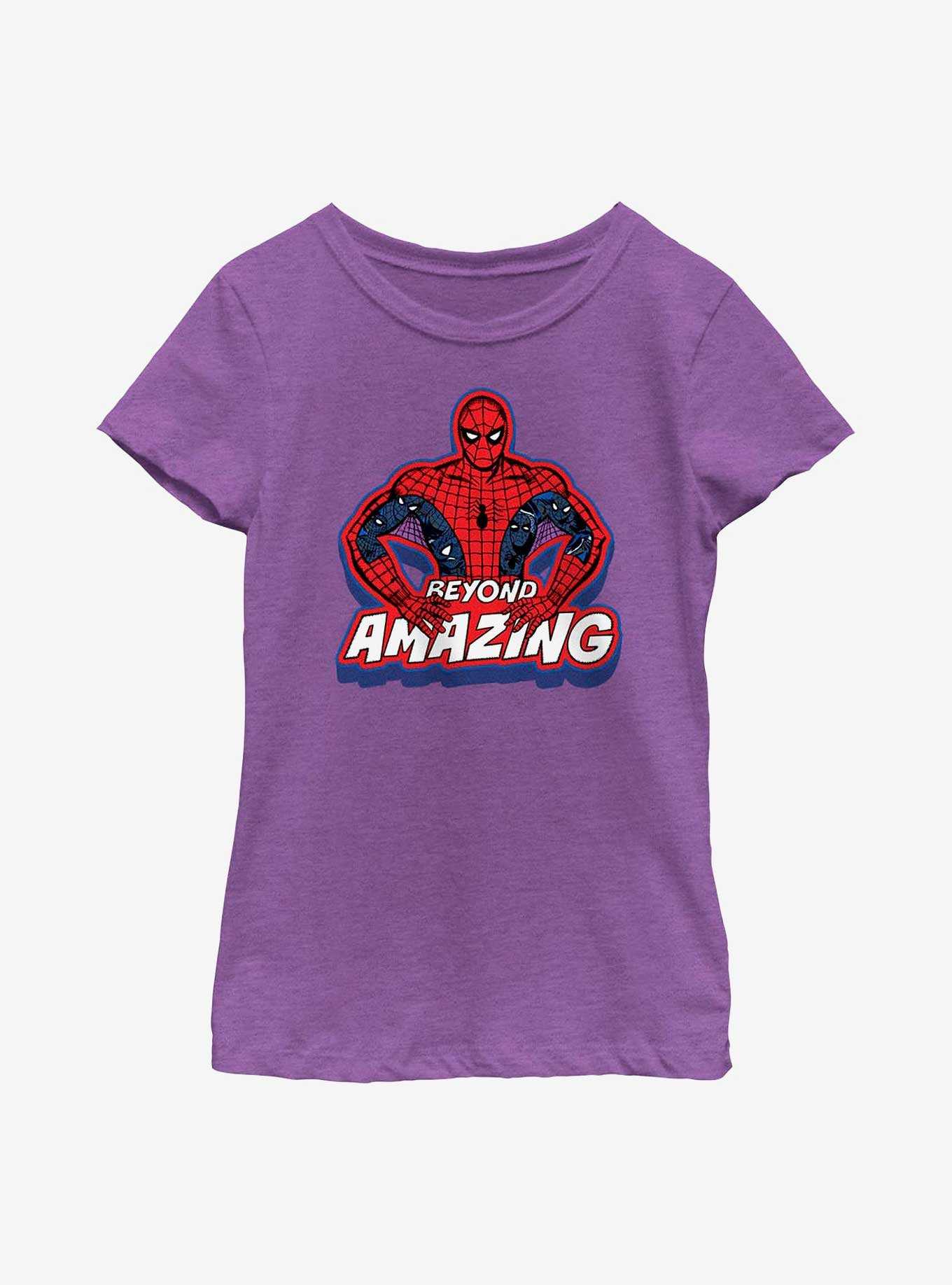Marvel Spider-Man Beyond Amazing Pose Youth Girls T-Shirt, , hi-res