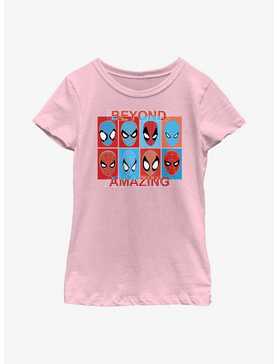 Marvel Spider-Man Beyond Amazing Squares Youth Girls T-Shirt, , hi-res