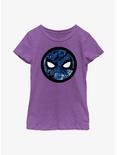 Marvel Spider-Man Mask Of Faces Youth Girls T-Shirt, PURPLE BERRY, hi-res