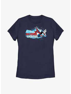 Marvel Spider-Man Beyond Amazing Swing Pose Womens T-Shirt, , hi-res