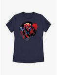Marvel Spider-Man Circle Forward Womens T-Shirt, NAVY, hi-res