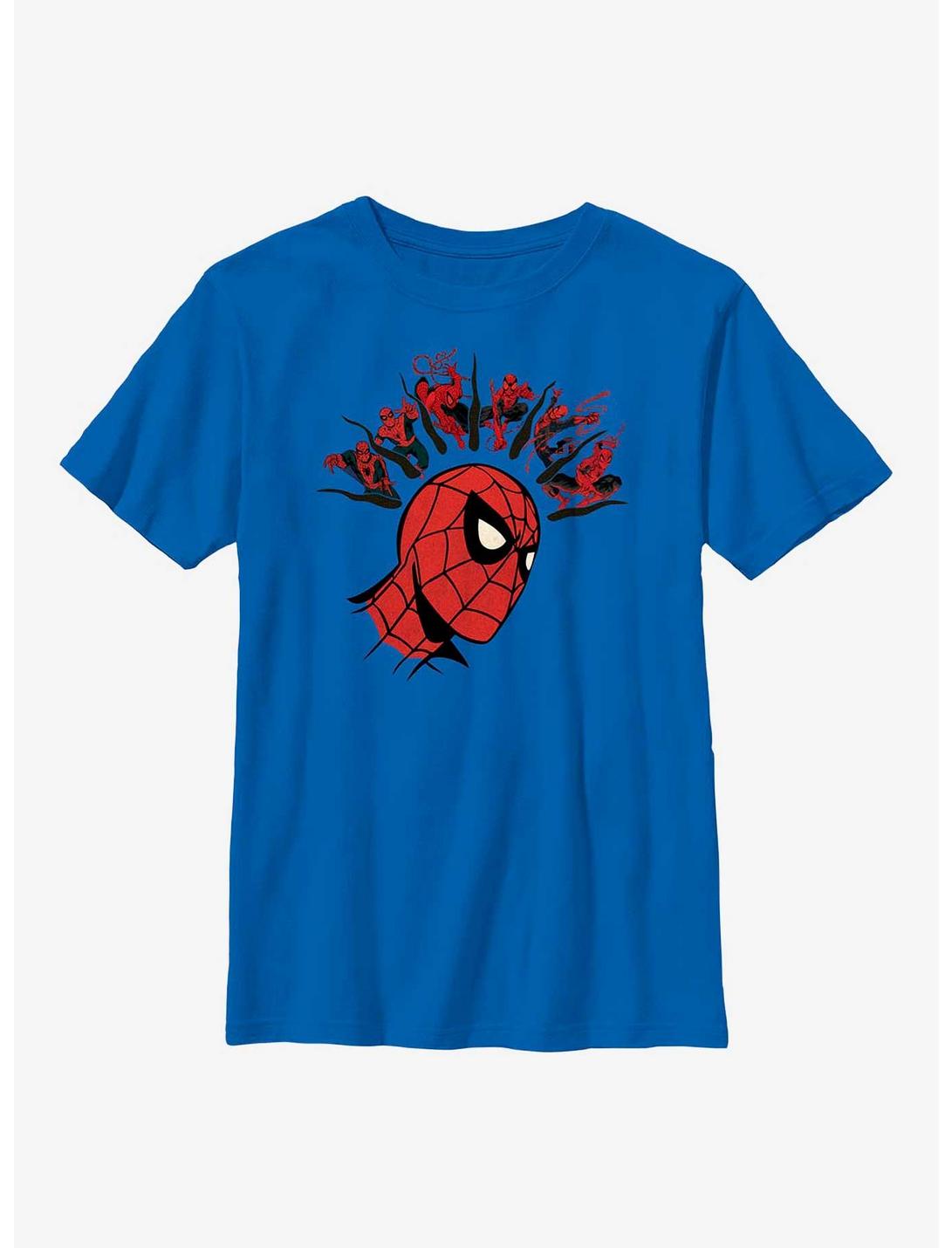 Marvel Spider-Man Multiple Senses Youth T-Shirt, ROYAL, hi-res