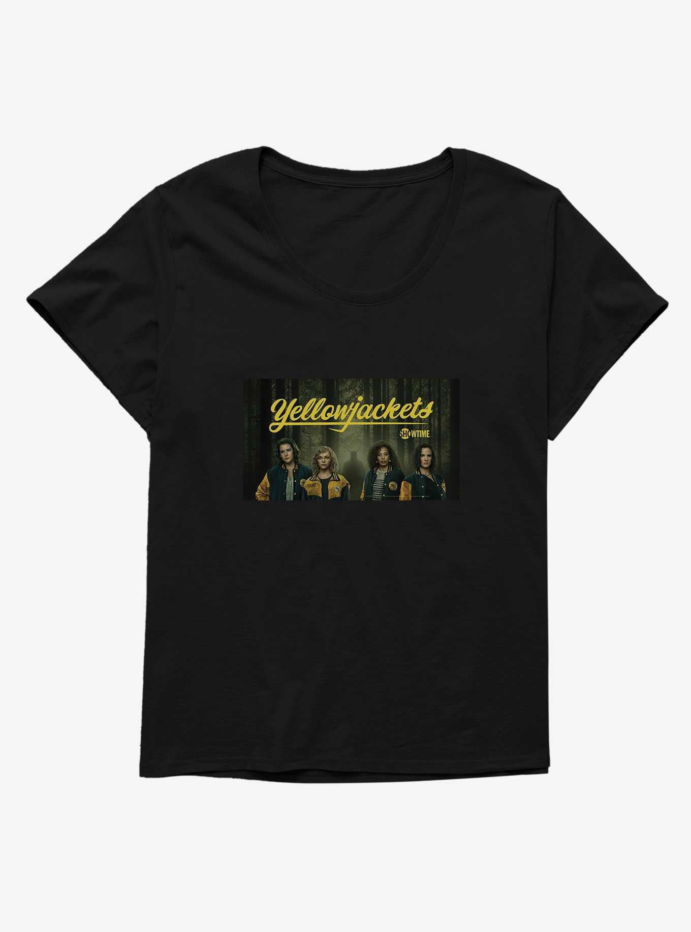 Yellowjackets Poster Card Womens T-Shirt Plus Size, , hi-res