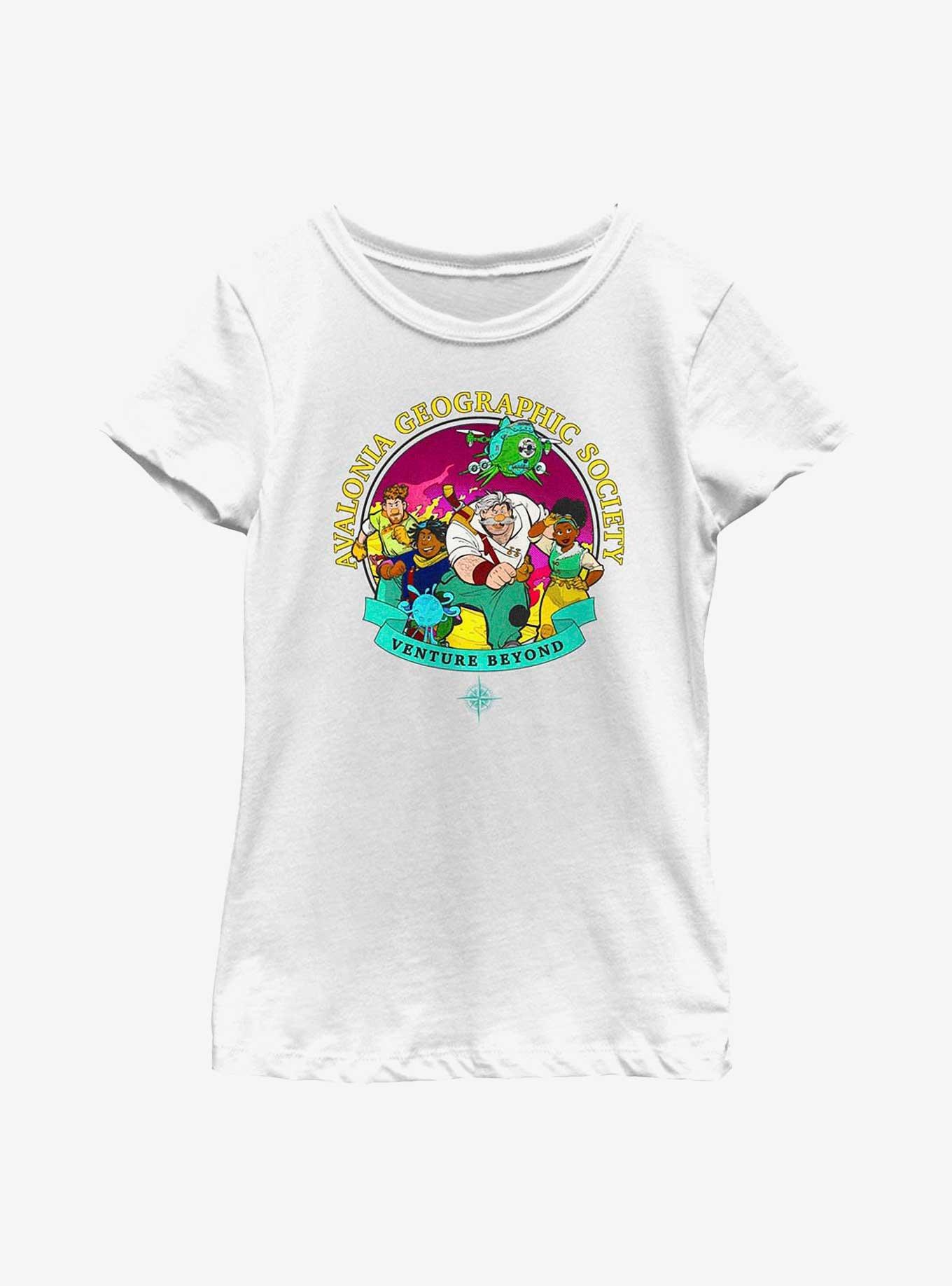 Disney Strange World Avalonia Geographic Society Group Youth Girls T-Shirt, , hi-res
